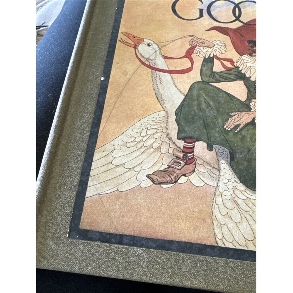 SOLDVintage 1916 The Real Mother Goose 1928  Antique Edition LARGE Hardcover - Picture 3 of 11